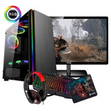 Computador Cpu Gamer Completa Amd A6 7480+monitor 17