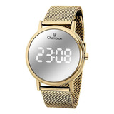 Relógio Feminino Champion Digital Ch40179b - Dourado