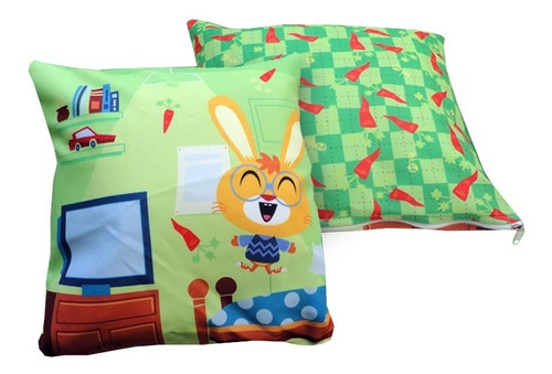 Almohadones Diseño Decorativos Con Funda Con Cierre Lavable