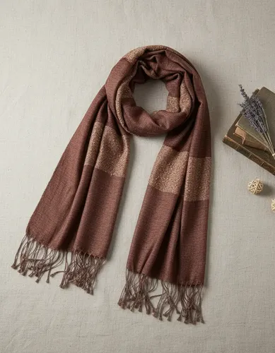 Ruana Pashmina Hombre Mujer Chalina Bufanda Abrigada 35cm