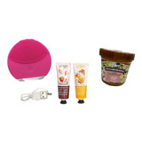 Kit Limpiador Exfoliante Facial Y Cuerpo + 2 Cremas