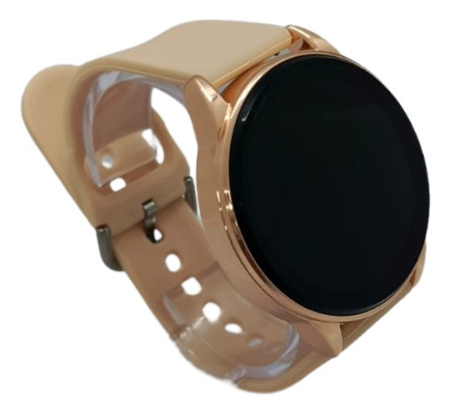 Reloj Inteligente Smart Watch 6 Malla Silicona, Color Dorado