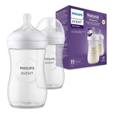 Set De Teteros X2 Avent Natural Response 9 Oz Scy903/02