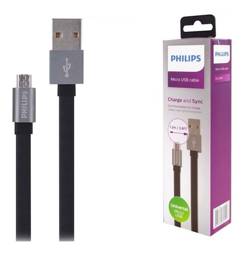 Cable Micro Usb De Carga Y Datos Philips Resistente 
