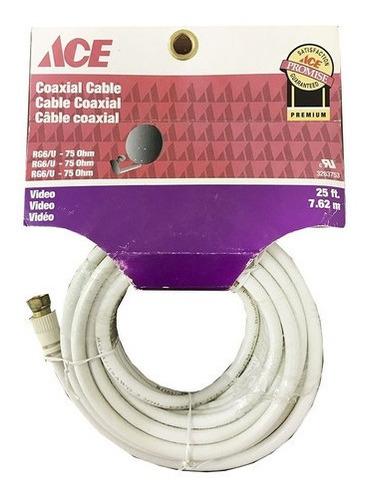 Cable Coaxial Blanco Modelo 3263753