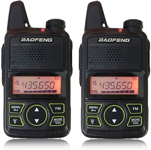 2 (un Par) Mini Radio Baofeng Bf-t1  Uhf  * Envio Gratis *