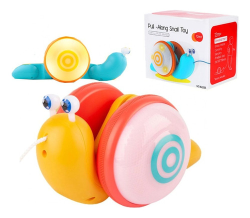 Rr Novo Brinquedo De Caracol De Corda Infantil Com Luz E