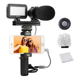 Kit De Video Vlogging Y Microfono Movo, Trípode