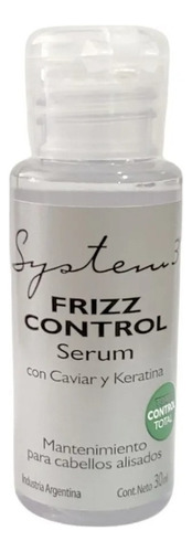 Serum Frizz Control System 3 Caviar Keratina Alisado 30ml