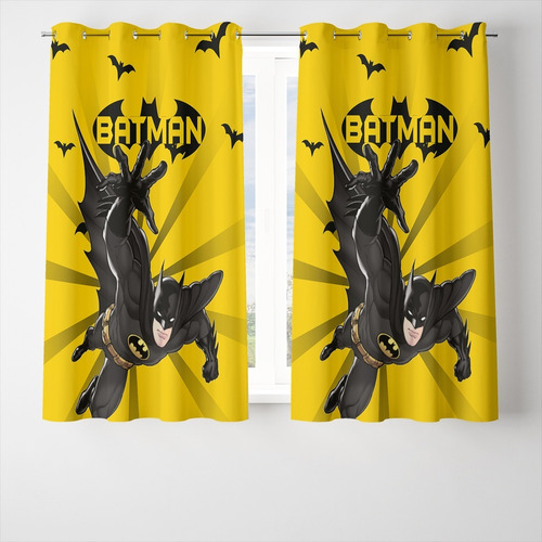 Cortina Decorativa Batman 2,60x1,50