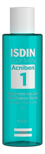 Sabonete Facial Pele Oleosa Isdin Acniben 208g Momento De Aplicação Dia/noite