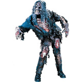 Disfraz De Zombi 3d Para Hombre, Tamaño Estándar - Halloween