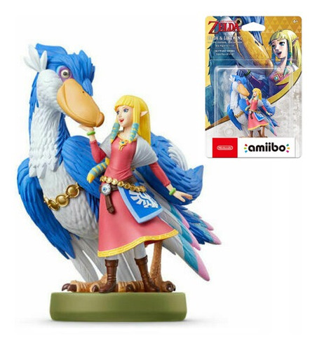 Amiibo Zelda Y Loftwing Skyward Espada Alta Definición