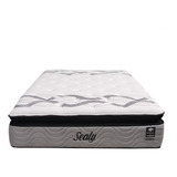 Colchón Sealy Cassat Para Cama Queen Size Color Gris