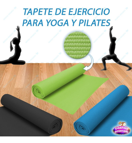 Tapete Ejercicio Gym Grueso Ligero Yoga Pilates Rlajacion