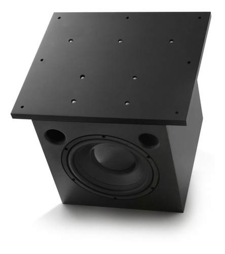 Subwoofer Ativo Aat Cube Invisible 8  200w Rms Preto