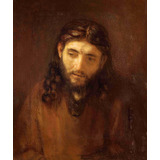 Lienzo Canvas Arte Sacro Rostro De Cristo Rembrandt 50x60