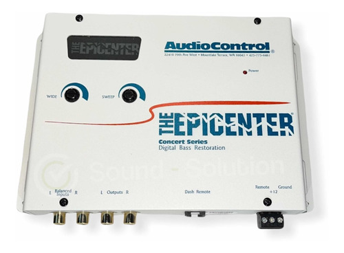 Epicentro Procesador Bajos Audiocontrol The Epicenter 15v Mx