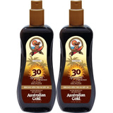 Australian Gold  Spray Gel Bronzeador Fps30 237ml Pack C/2