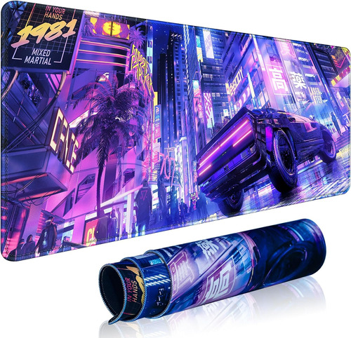 Anime City Gaming Mouse Pad Largexl Desk Pad Computer M...