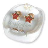 Abridores De Oro 18kt Marca Ch Estrella 763   .amsterdamarg.