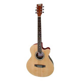  Guitarra Acústica Midland Lf-401c N Natural