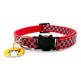 Collar De Seguridad Para Gato | Collar Anti Ahorcamiento Color Rojo