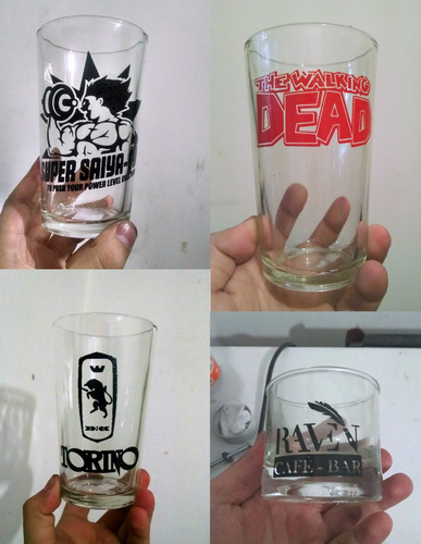 Grabado Serigrafia Vitrificable Logo Vaso Copa Pinta Vidrio