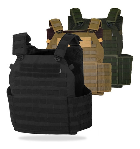 Colete Modular Plate Carrier Grande Plus Size Xg