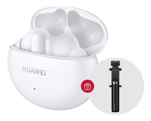 Audífonos Huawei Freebuds 4i Color Blanco + Selfie Stick