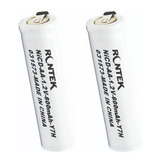 Bat. Aa 600mah C/ Terminais Rontek 1,2v (kit C/2 Peças)