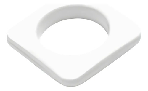Kit 100 Unidades Ilhós Cortina Quadrado 28mm Branco E Imbuia