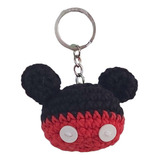 Llavero Amigurumi Minnie Mickey Souvenir Tejido Crochet 