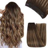 Extensiones Cabello Natural 16in 8pz 80gr Marrón