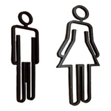 Signo De Baño Masculino Femenino, Signo De Símbolo 1 Pair