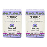 Sabonete Granado 90g Glicerina Lavanda-kit C/2un