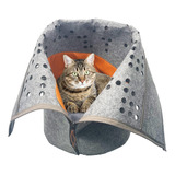 Apatal Cama Cueva Para Gatos, Cueva Portatil Ajustable Para