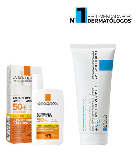 Kit Lrp Cicaplast 100ml + Anthelios Uv Mune Fluido Sin Color