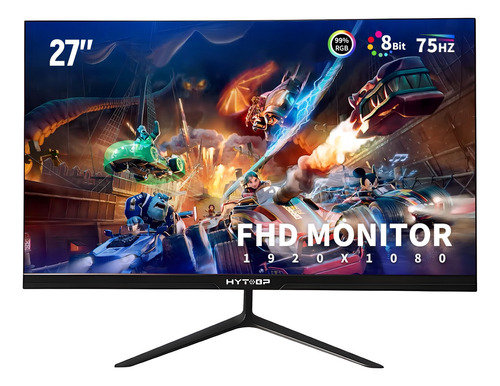 Monitor Gamer 27 Monitores 75 Hz Full Hd Hdmi Led Negro