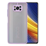 Carcasa Para Xiaomi Poco X3 Pro Borde Colores Protege Camara