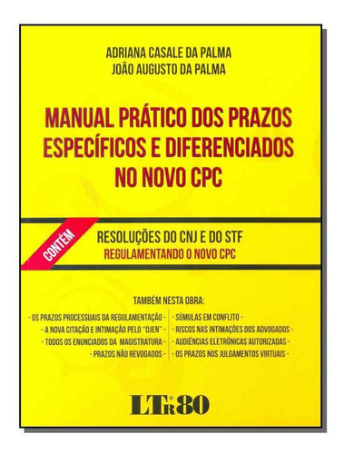 Manual Prat. Prazos Esp. E Difer. Novo Cpc-01ed/16