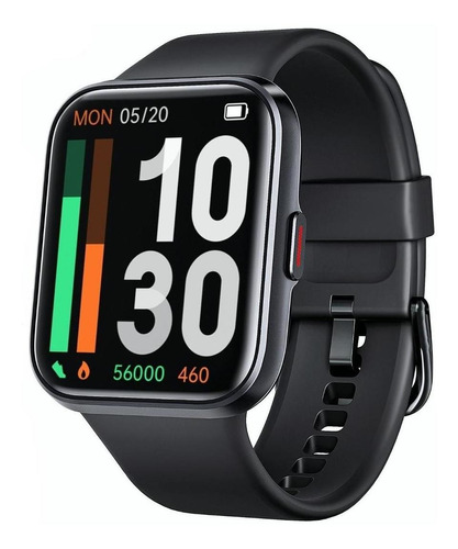 Smartwatch Fitpolo 208bt 1.7  Caja Negra Reloj Inteligente, Con Alexa Llamada Bluetooth