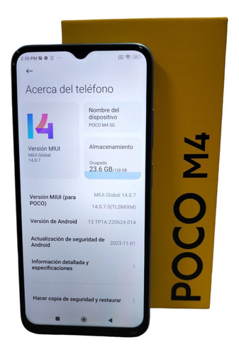 Telefono Celular Xiaomi 22041219pg Poco M4 5g