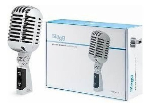 Microfono Vintage Stagg Sdmp40cr Dinamico Cardioide+envio