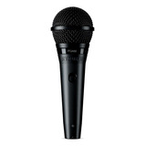 Microfono De Mano Con Cable Xlr De 15 Pga58-xlr Shure Color Negro