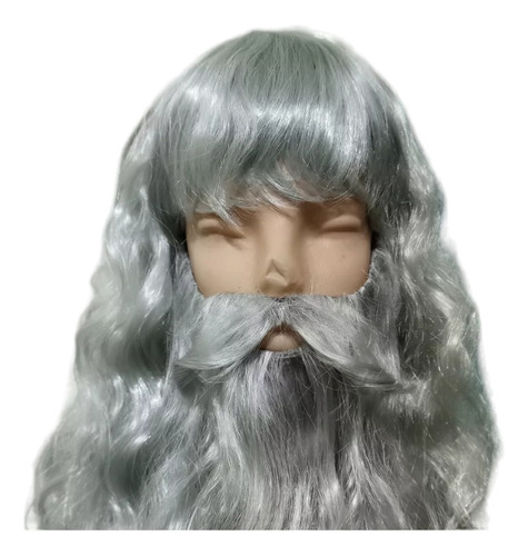 Peluca Y Barba Tipo Papa Noelby La Parti Wigs!