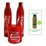 Kit Matizador Marsala Maycrene (shamp + Cond + Másc)+ Brinde