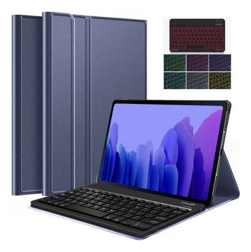 1 Funda Para Galaxy Tab S7fe Con Teclado Bluetooth