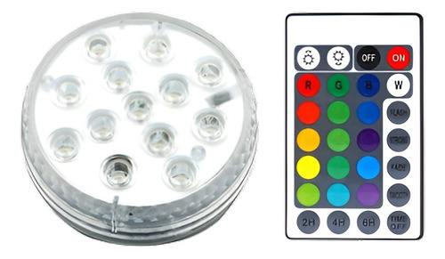 Luces Led Piscina Sumergibles Led Control Remoto Multicolor