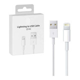 Cable Usb Compatible iPhone 8 Lightning 2 Metros Sellado